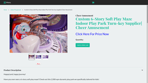 Cheer Amusement - Custom 6-Story Soft Play Maze