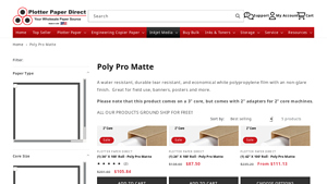 Plotter Paper Direct - Poly Pro Matte Film