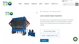 Ply Machine Line - Core Veneer Dryer Machine