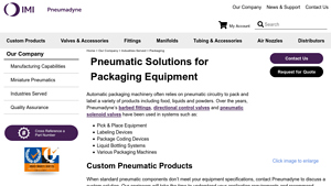 Pneumadyne - Pneumatic Solutions for Packaging Equipment
