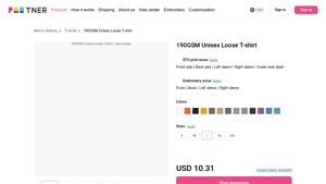 PodPartner - 190GSM Unisex Loose T-shirt