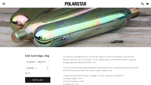 PolarStar - CO2 Cartridge 33g