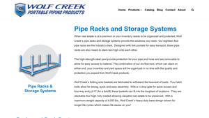Portable Piping - Eighteen Foot Pipe Racks