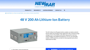 Powering the Network - 48 V 200 Ah Lithium-Ion Battery