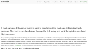 Power Zone - Mud Pump