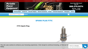 F7TC Spark Plug - Compatible with Champion, NGK, Autolite, Bosch