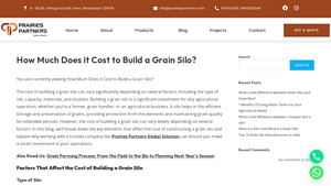 Prairies Partners - Grain Silo Solutions