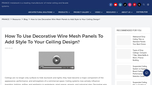 Prance Building - Decorative Wire Mesh Panels