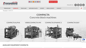 Prensoland - Compacta Concrete Block Making Machine