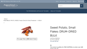 Prepare Direct - Sweet Potato Small Flakes