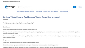 Pressure Washers Online - Triplex Pumps