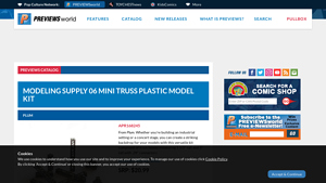 Plum - MODELING SUPPLY 06 MINI TRUSS PLASTIC MODEL KIT