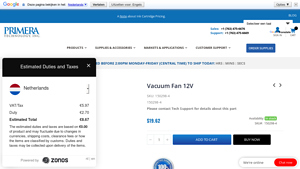 Primera - Vacuum Fan 12V