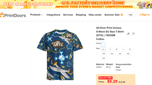 PrintDoors - Classic Round Neck T-Shirt