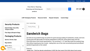 PrismPak - Fold Over Top Sandwich Bags