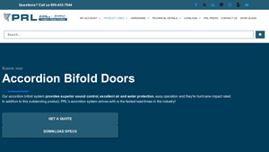 PRL Glass - Accordion Bifold Doors