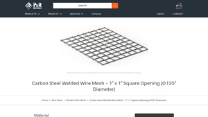 PR Metals - Carbon Steel Welded Wire Mesh