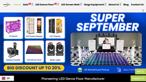 TOP DANCE - Battery Magnetic 3D Infinity Dance Floor (TP-B877)