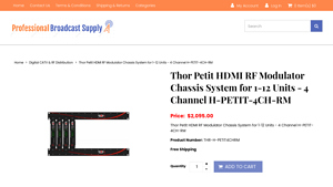 Thor - Petit HDMI RF Modulator Chassis System
