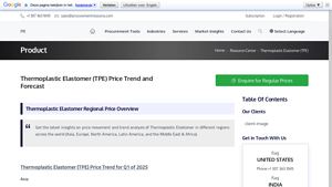 Procurement Resource - Thermoplastic Elastomer (TPE) Price Trend