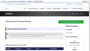 Procurement Resource - Toluene Price Trend