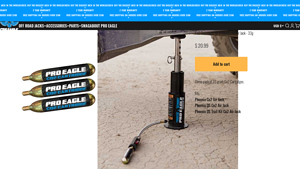 ProEagle - 3 Pack 33g CO2 Cartridges for Phoenix Air Jack