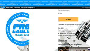 Pro Eagle - 3 Ton Jack Replacement Pump