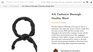 Prometheus Design Werx - A.G. Cashmere Shemagh