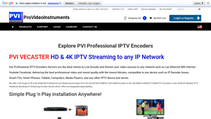 Provideo Instruments - Professional IPTV Encoders