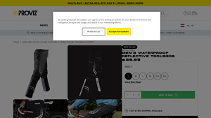 Proviz - REFLECT360 Men's Waterproof Reflective Trousers