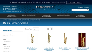 Pro Winds - Bass Saxophones