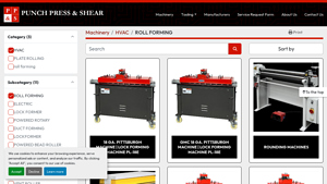 Punch Press and Shear - Lock Forming Machines