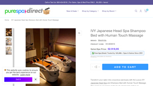 Pure Spa Direct - IVY Japanese Head Spa Shampoo Bed