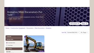Komatsu - Mini Excavators for Sale