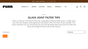 Purr Glass - Glass Filter Tips