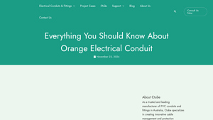 PVC Conduit - Orange Electrical Solutions