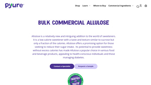 Pyure Organic - Bulk Commercial Allulose