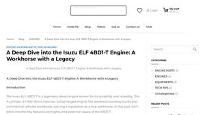 Isuzu - ELF 4BD1-T Engine Specs
