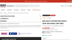 Quad Warehouse - BRZ Adult Racing Pro 250cc Dirt Bike