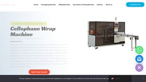 Qualipak - Cellophane Wrap Machine
