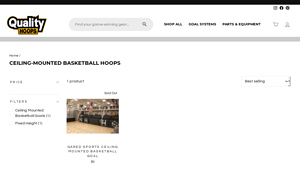 Quality Hoops - Ceiling-Mounted Basketball Hoops