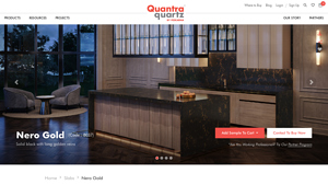 Quantra - Nero Gold Slab