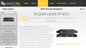 QuestTel - 4Ch HDMI QAM Modulator with IPTV Encoder