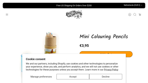 Railcar Fine Goods - Mini Colouring Pencils
