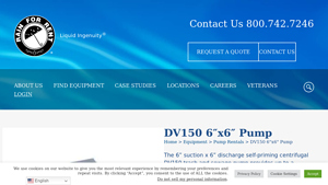 Rain for Rent - DV150 6x6 Self-Priming Pump