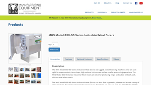 Ramaxwell - MHS Model 850-90 Series Industrial Meat Dicer