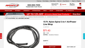 Raney's - 15 Ft. Nylon Spiral Air/Power Line Wrap