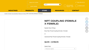Rapid Air - NPT Couplings (Female x Female)