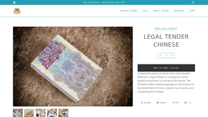 Kings Wild Project - Legal Tender Chinese Playing Cards