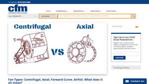 CFM Distributors - Centrifugal Fans